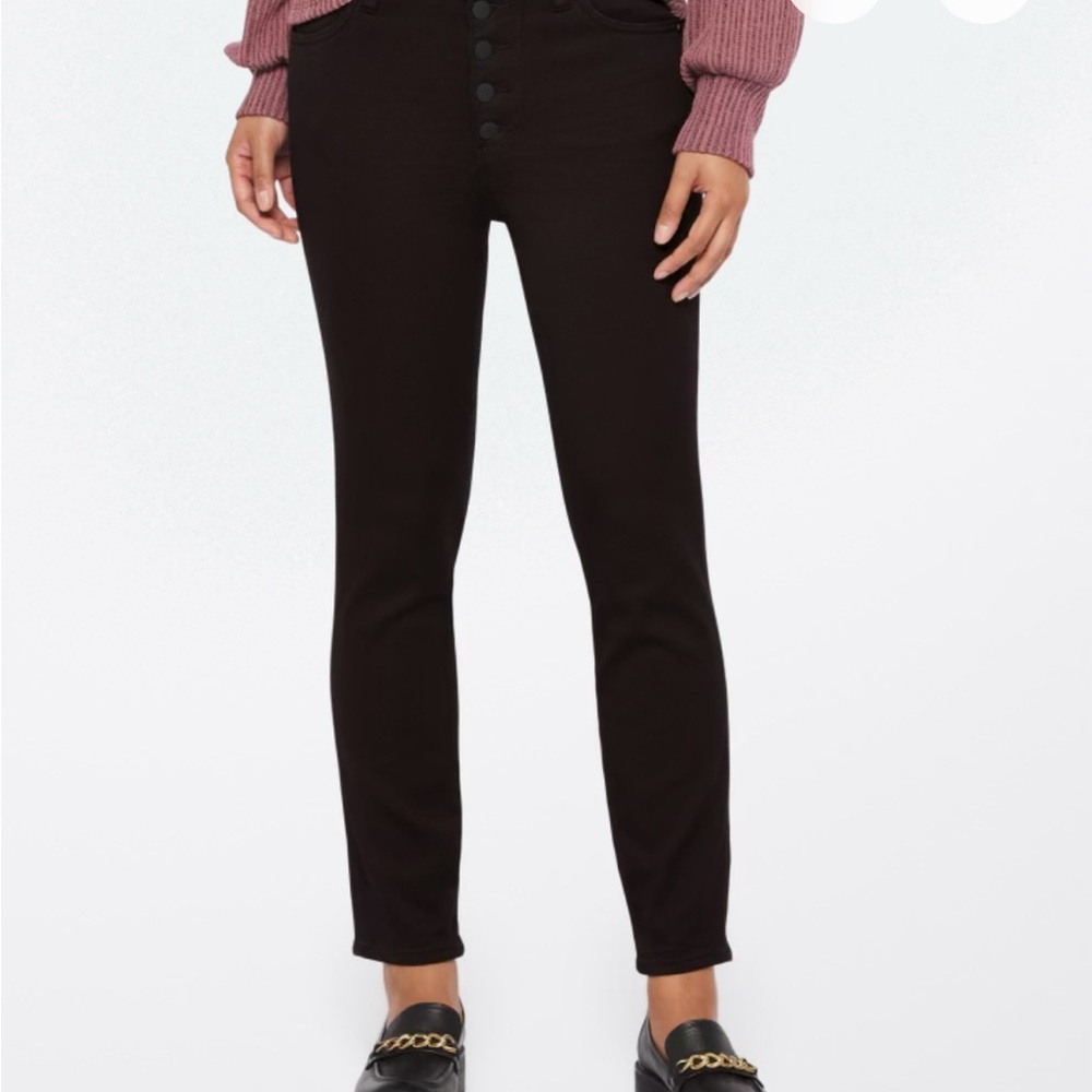 Kut from the Kloth Diana High Rise Slim Straight Button Fly Jean